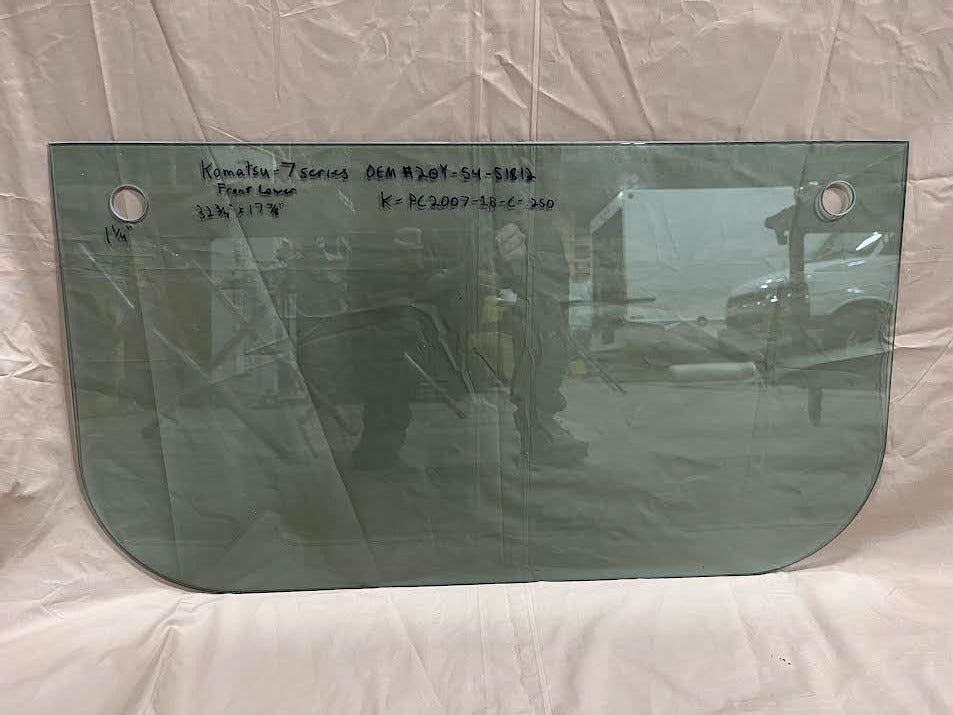 Komatsu 7 Series Excavator Windows OEM# 20Y-54-51812 / 20Y-54-51522