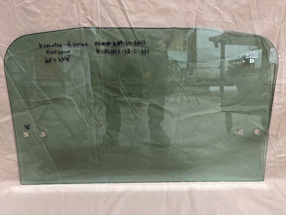 Komatsu 6 Series Excavator Windows OEM# 20Y-54-36113 / 20Y-54-38122