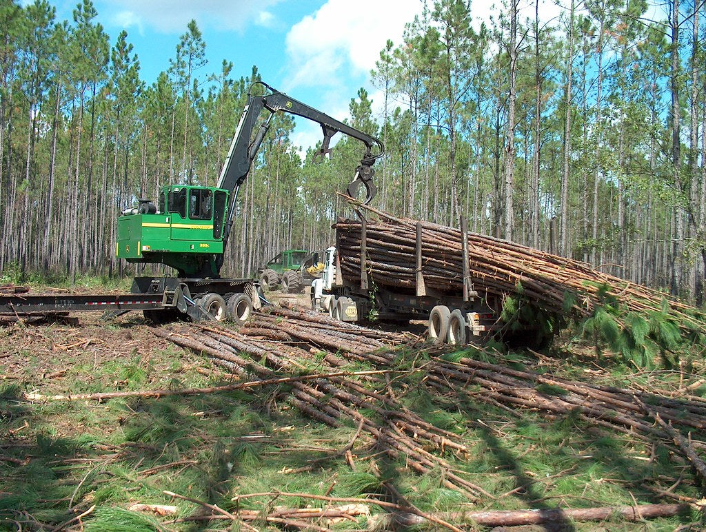 John Deere 335C/D, 337E, 435C, 437C/D/E Log Loader
