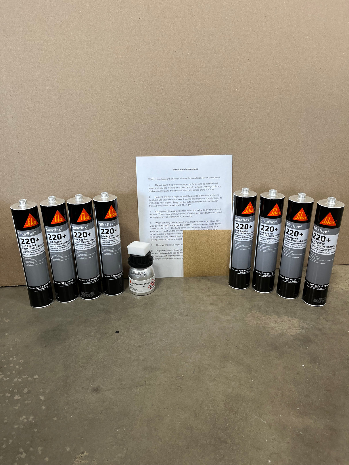 Installation Kits for Polycarbonate windows