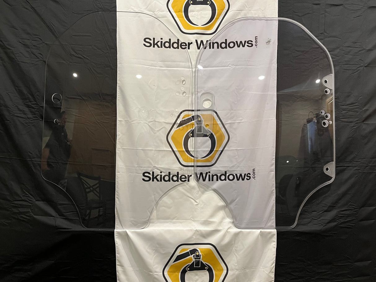 Cat D Series Skid Steer Door Polycarbonate & Tempered Glass
