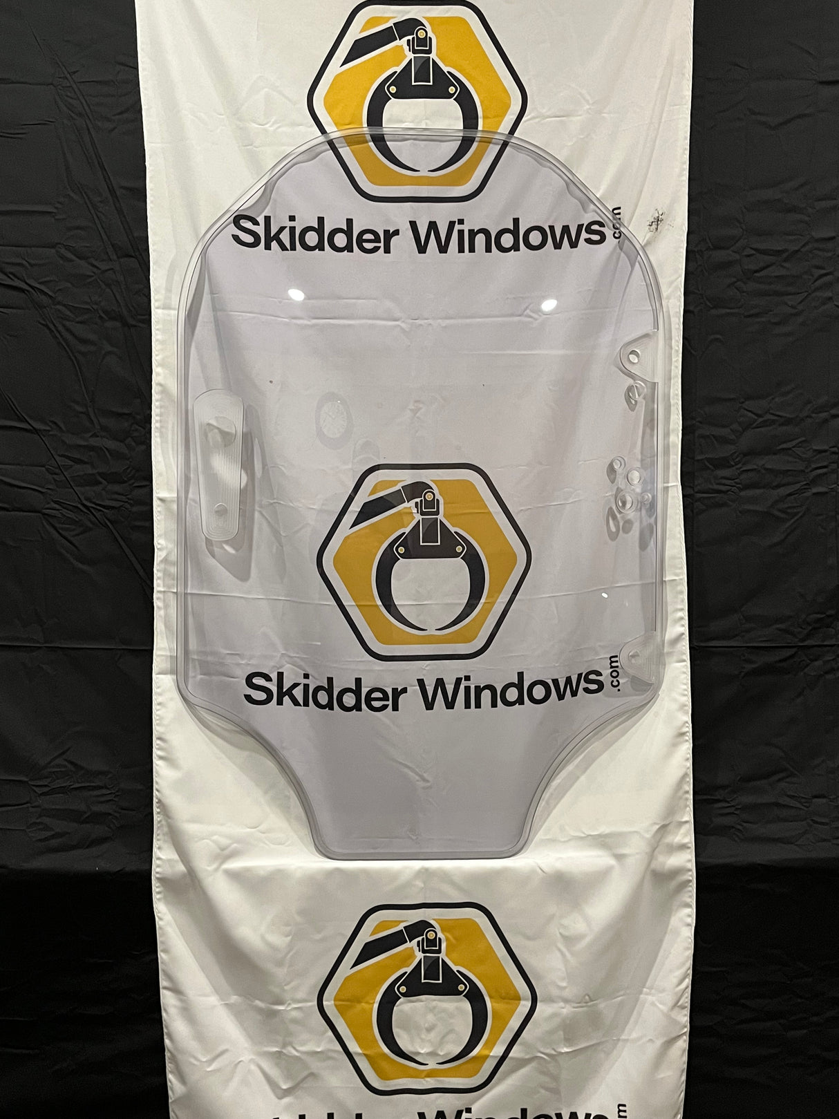 Cat D Series Skid Steer Door Polycarbonate & Tempered Glass