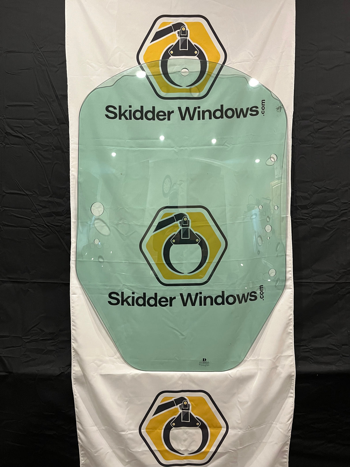 John Deere G and E series skid steer windows Polycarbonate & Tempered Glass (big frame)