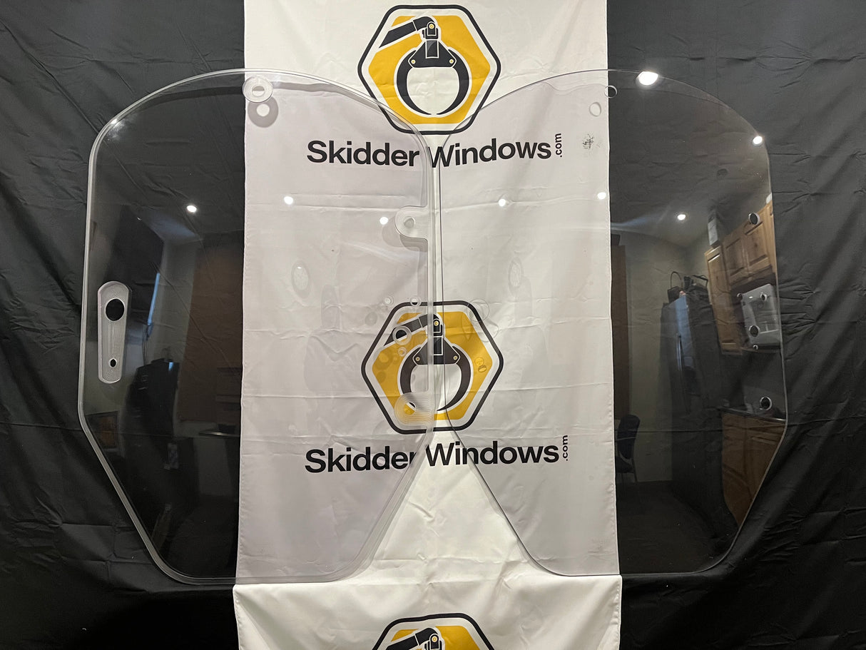 John Deere G and E series skid steer polycarbonate doors / windows (big frame)