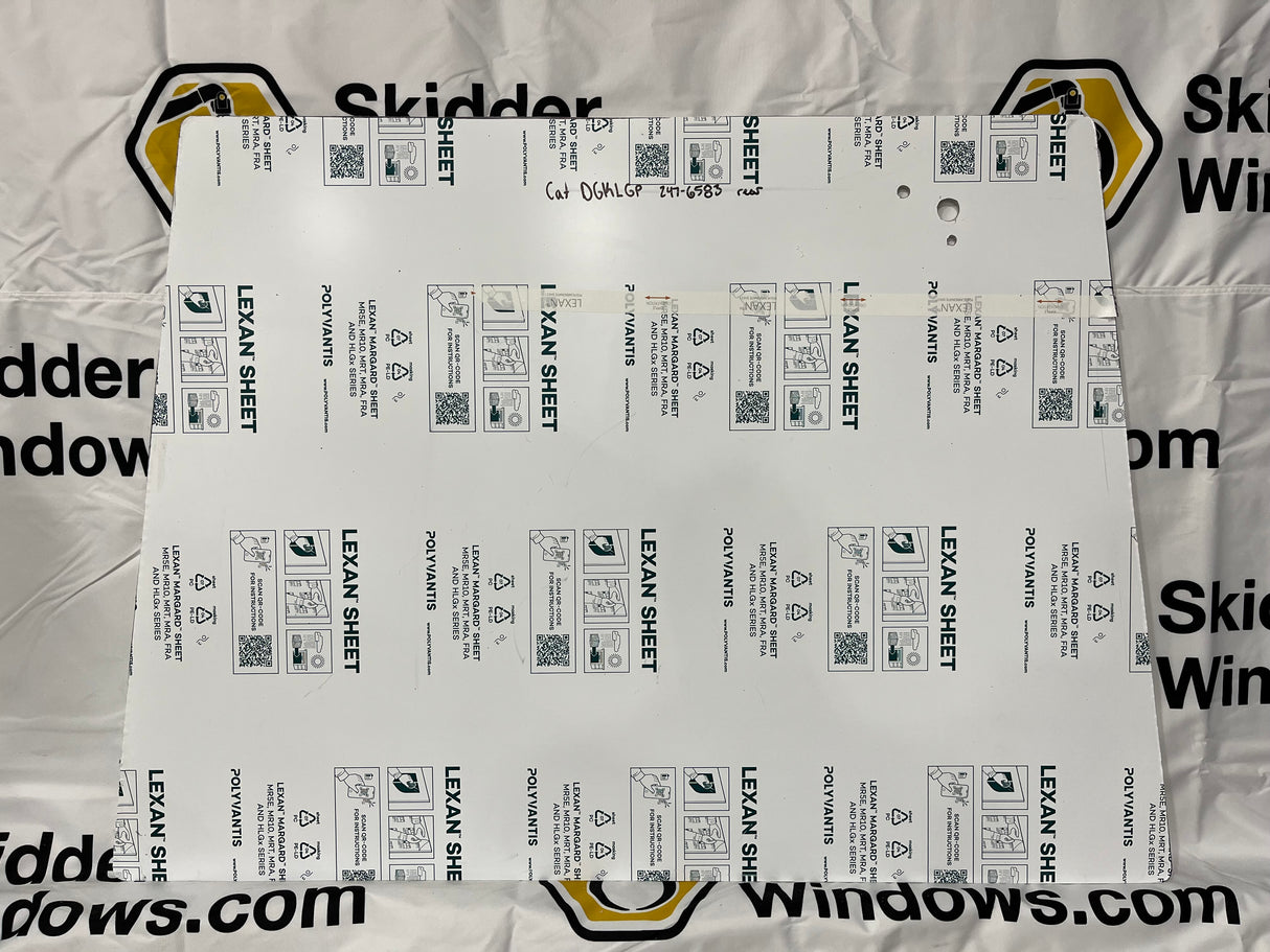 Cat D6K LGP, D6K XL, D4k LGP, D3K XL, D5K LGP, D4K XL, D5K XL, D6K, D3K LGP Polycarbonate Dozer Windows