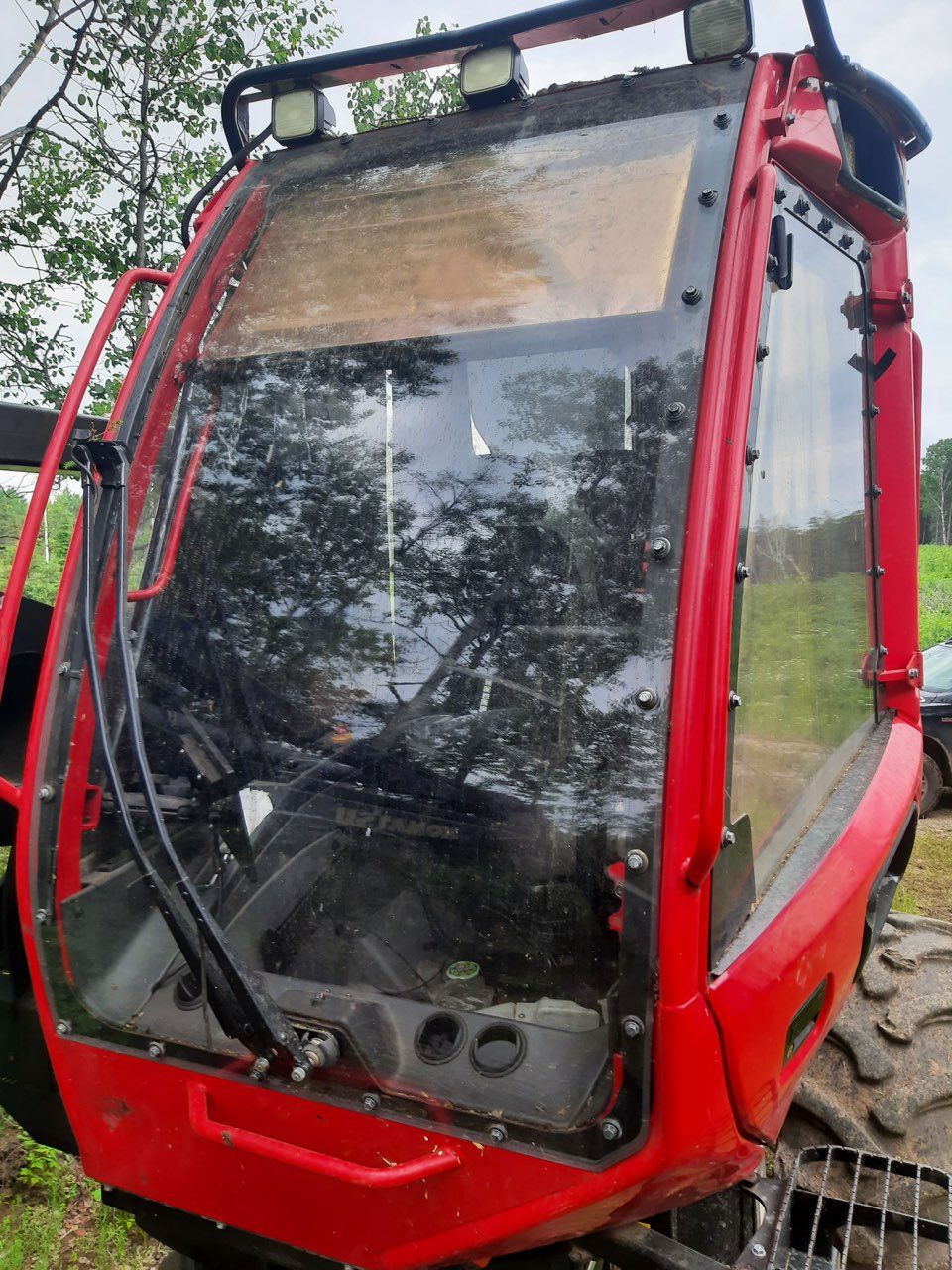 Komatsu 911, 931, 951 polycarbonate window