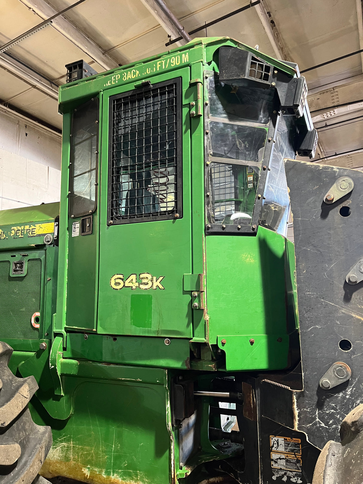 John Deere 643K/ J - 843K/ J Polycarbonate Windows