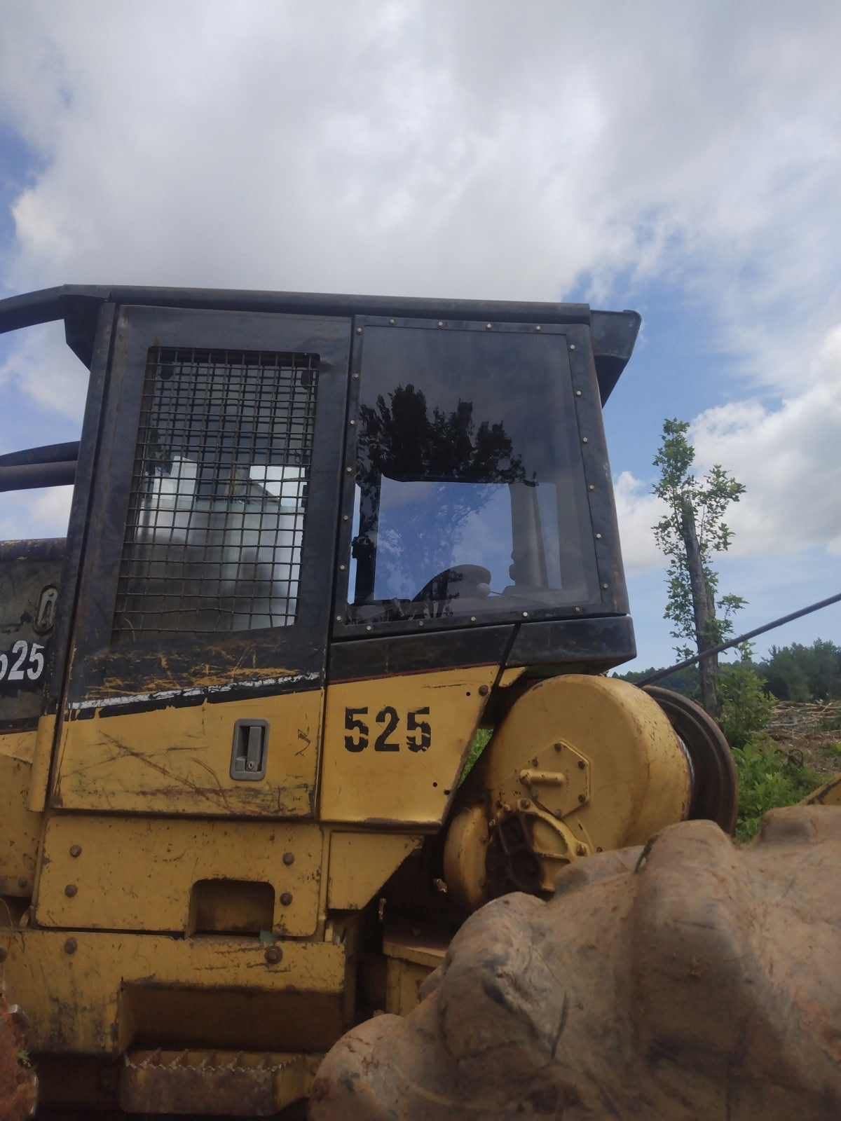 Cat 515, 525B, 535B, 545 Skidder Windows