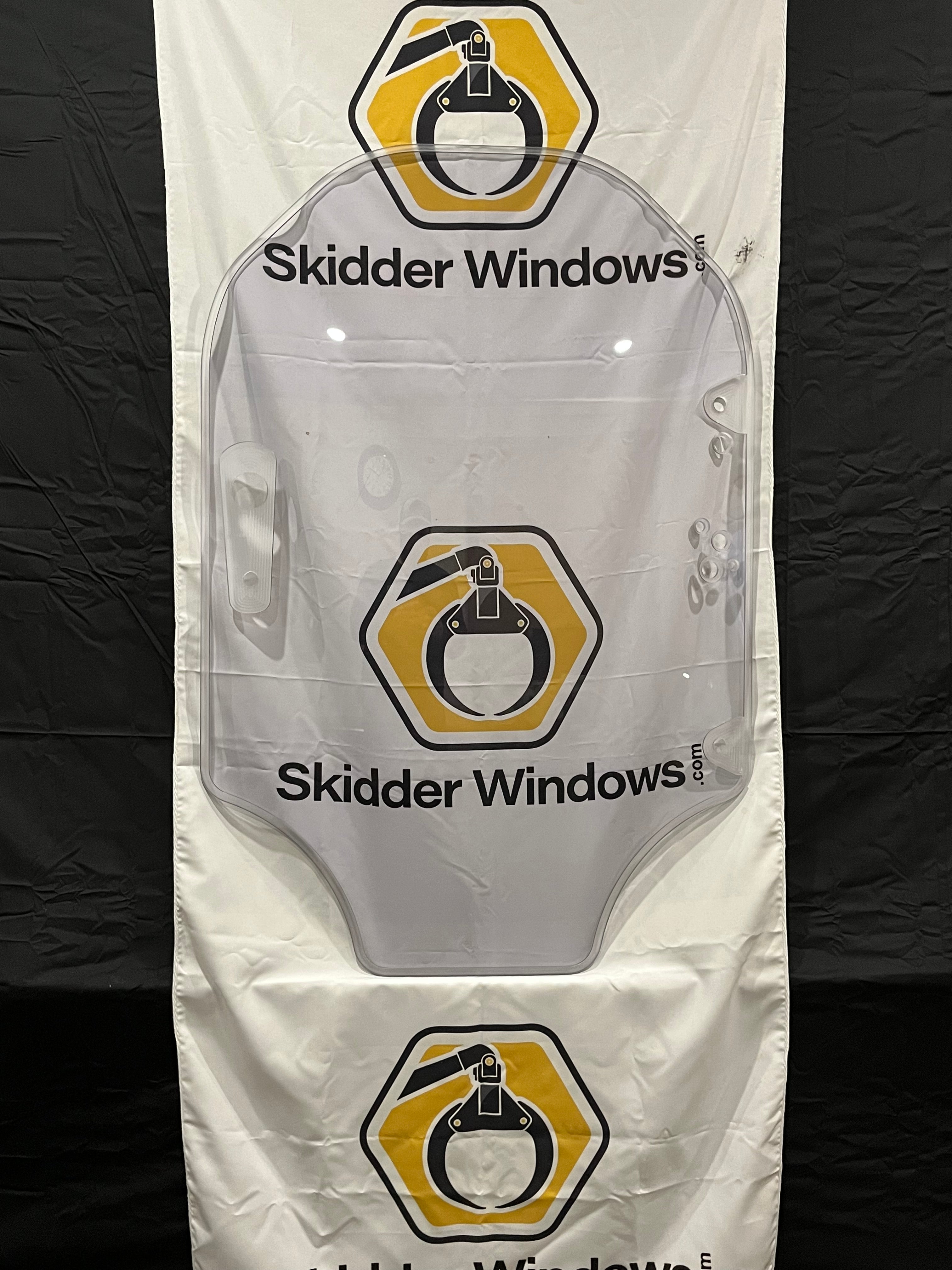 Cat D Series Skid Steer Door Polycarbonate (Lexan) – Skidder Windows