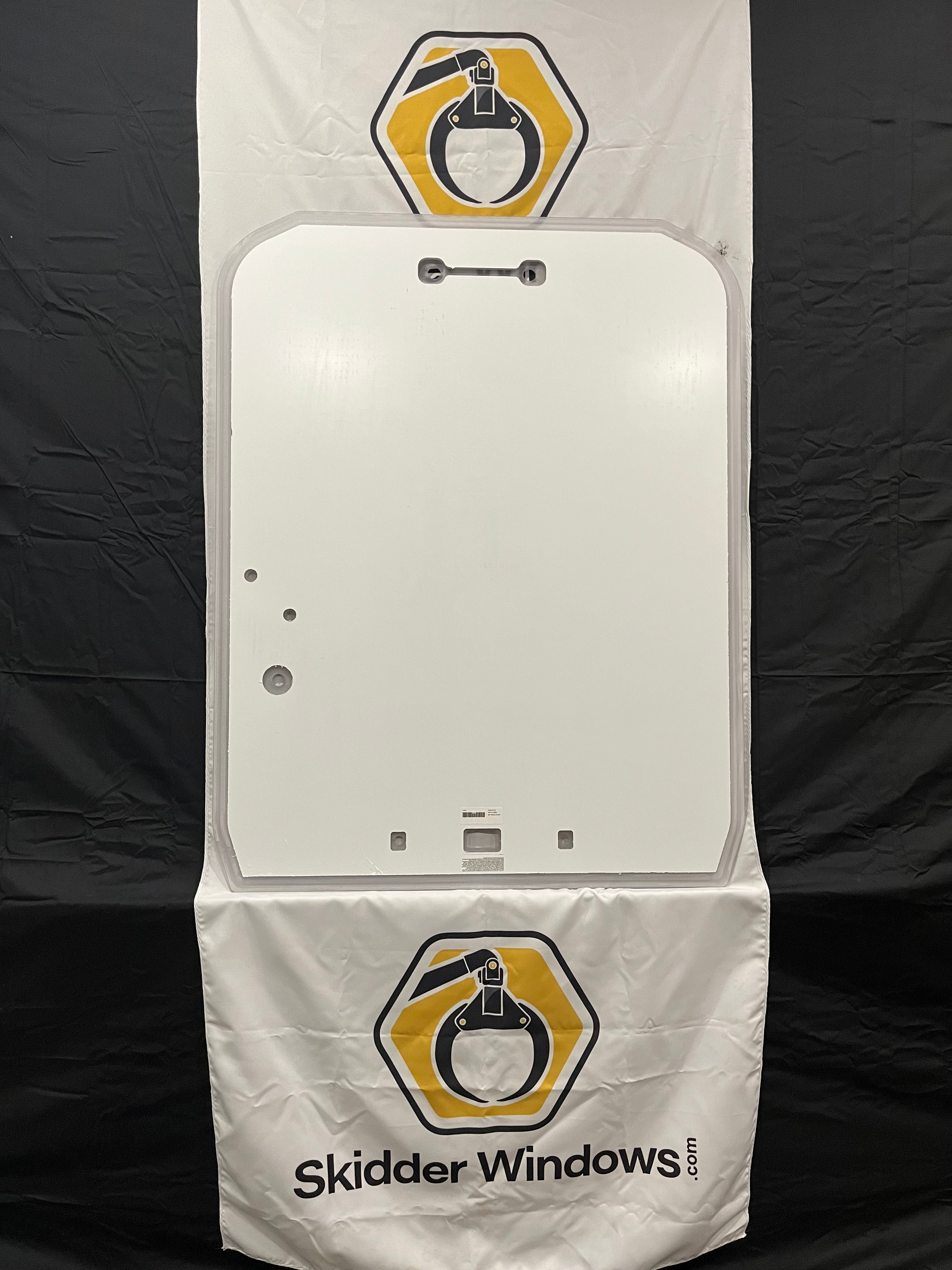 Kubota SVL skid steer polycarbonate window – Skidder Windows