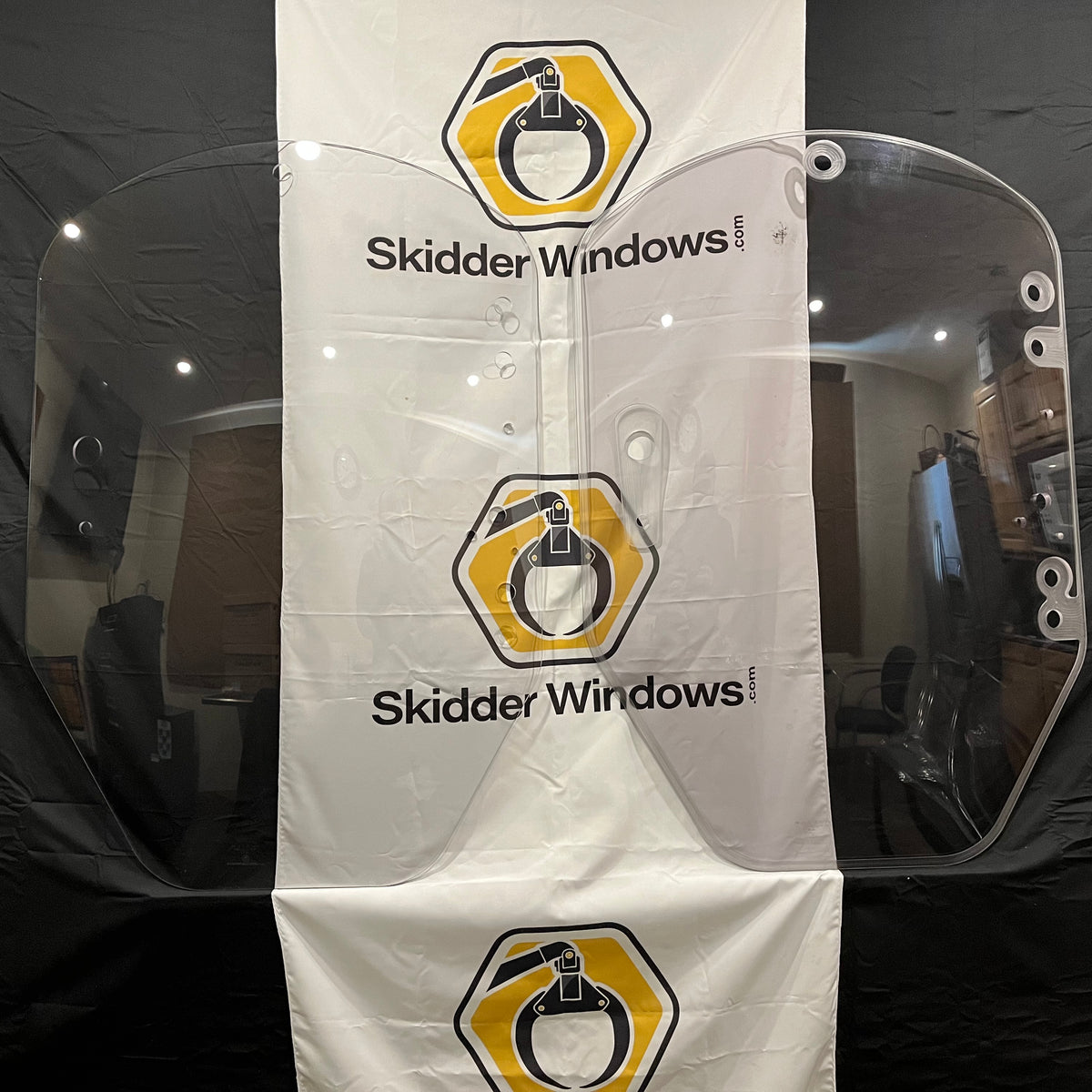 John Deere D and E Series Skid Steer windows Polycarbonate & Tempered ...