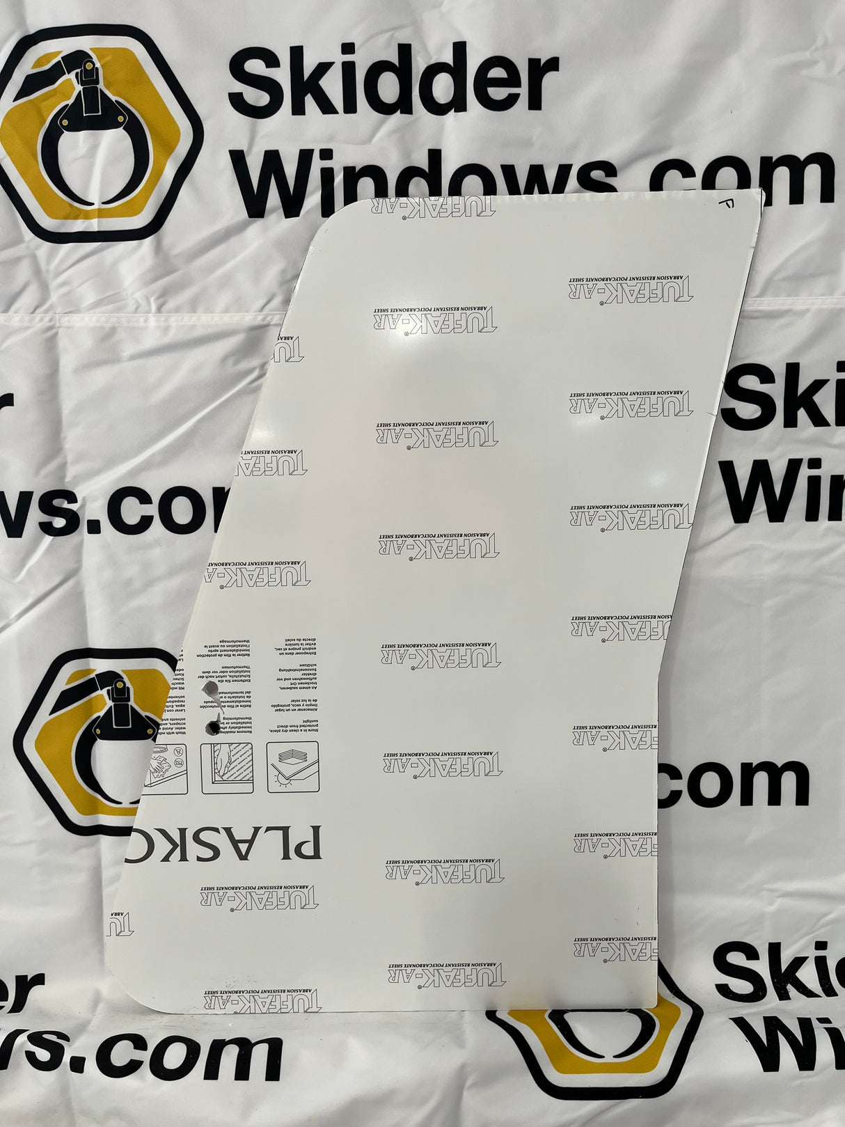 Case 9030B Excavators Polycarbonate Window