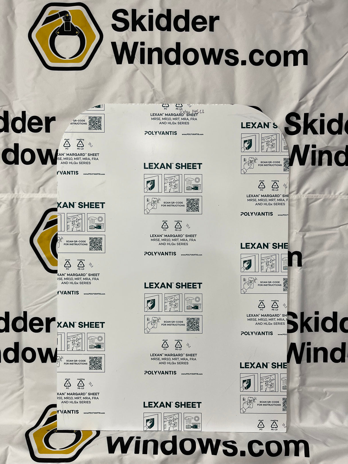 Volvo Short Radius Full Size Excavator C/D Series Polycarbonate Windows