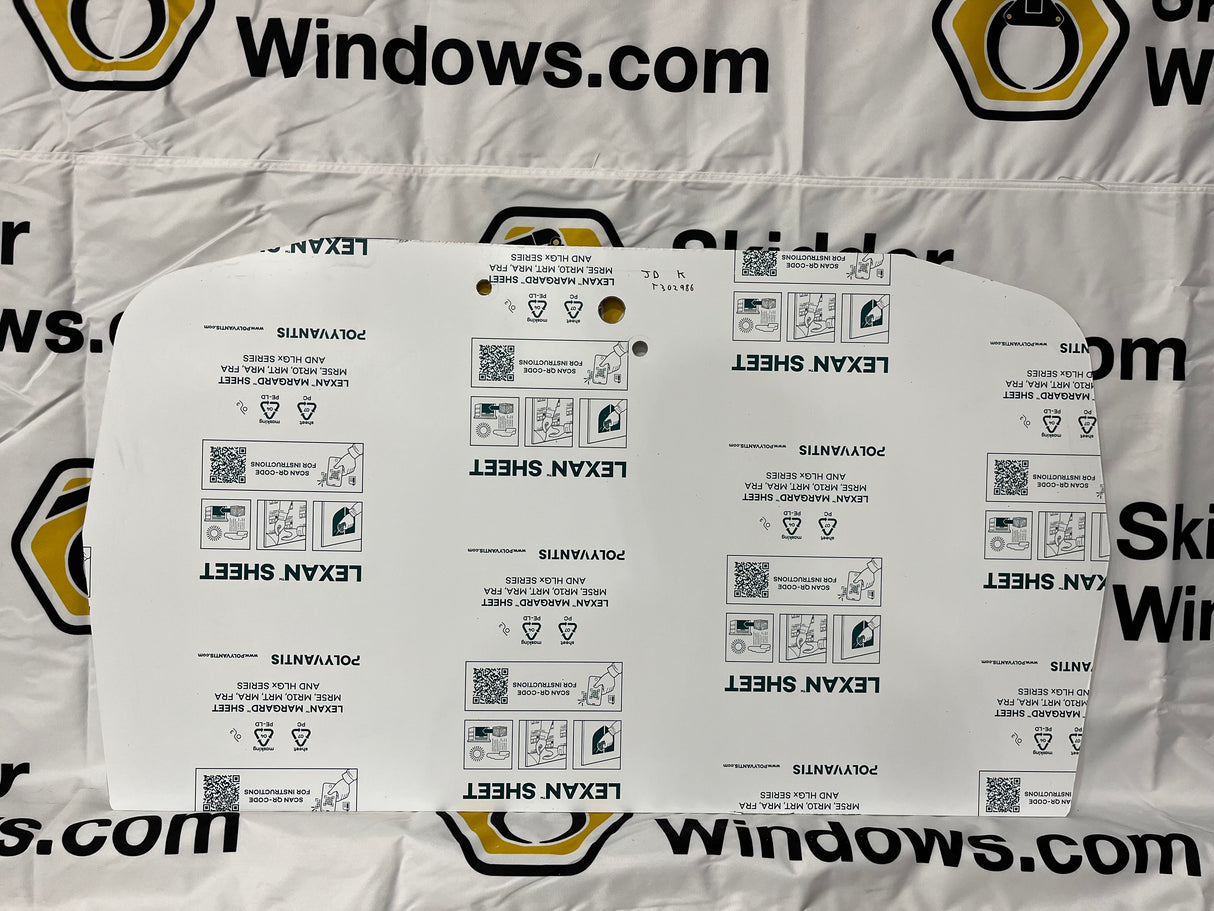 John Deere 450K / 550K / 650K / 700K / 750K / 850K polycarbonate dozer windows