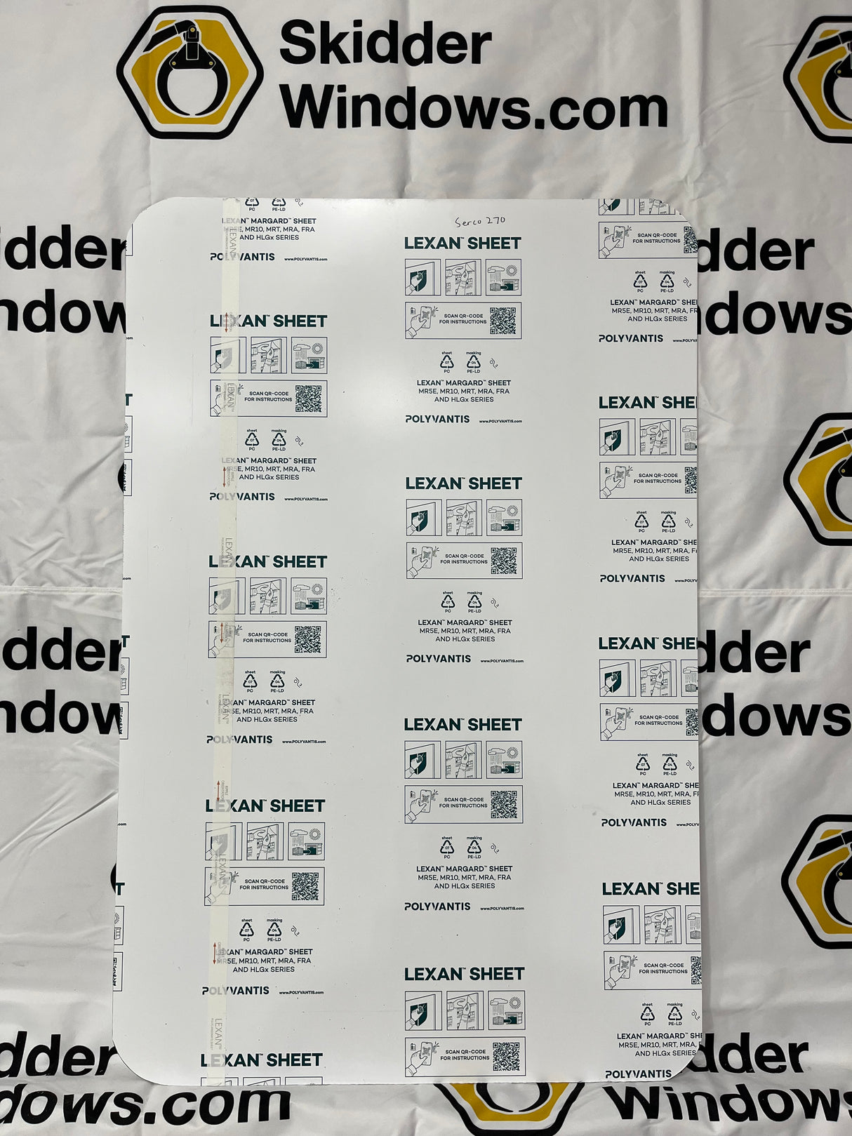 Serco 270 Log Loader Polycarbonate Windows