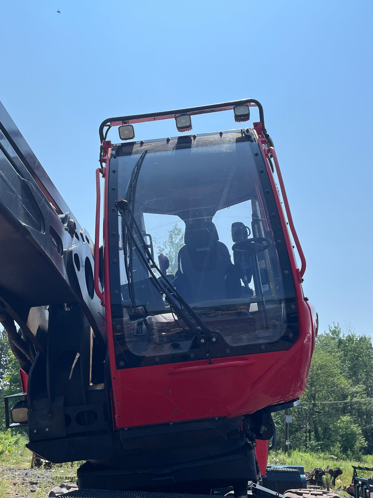 Komatsu 911, 931, 951 polycarbonate window