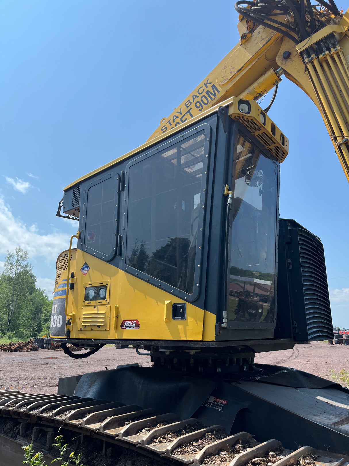 Komatsu XT 430 Polycarbonate Windows