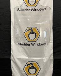 New Holland L Series/ C Series & Case Skid Steer Door Polycarbonate (Dual Arm-Single Arm)