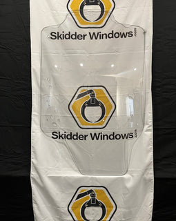 New Holland L Series/ C Series & Case Skid Steer Door Polycarbonate (Dual Arm-Single Arm)