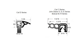 Skid steer door seals for Bobcat, Cat, and John Deere
