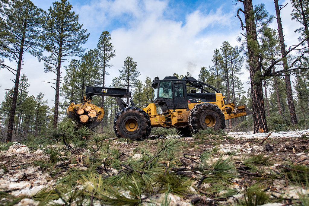 Cat 525C, 535C, 545C Skidder polycarbonate windows – Skidder Windows