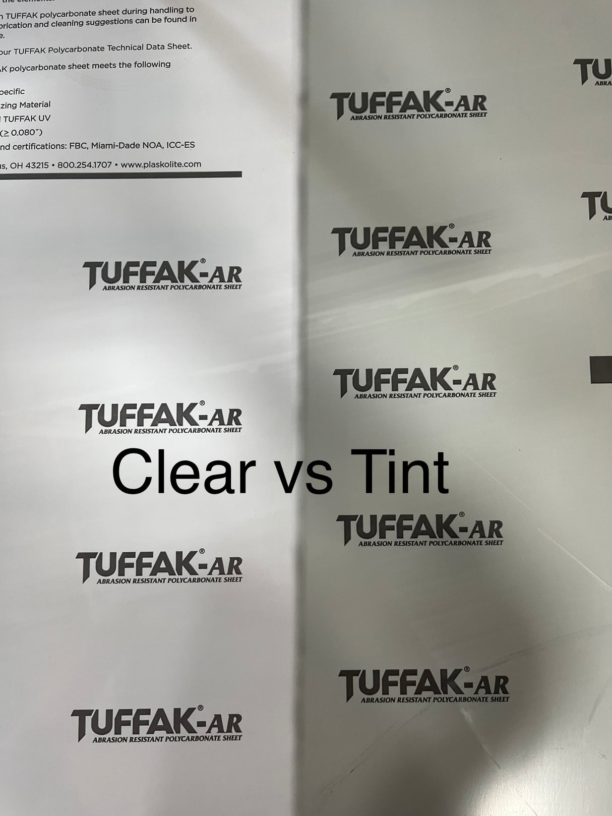 Timberjack 240C Polycarbonate Windows