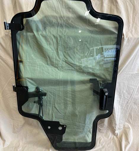 New Holland 200 Series (L/C series) door assembly with tempered glass