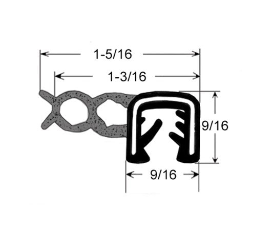 Skid steer door seals for Bobcat, Cat, and John Deere
