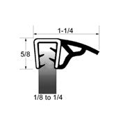 Skid steer door seals for Bobcat, Cat, and John Deere